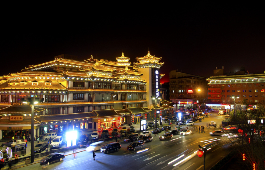 商業廣場景觀亮化